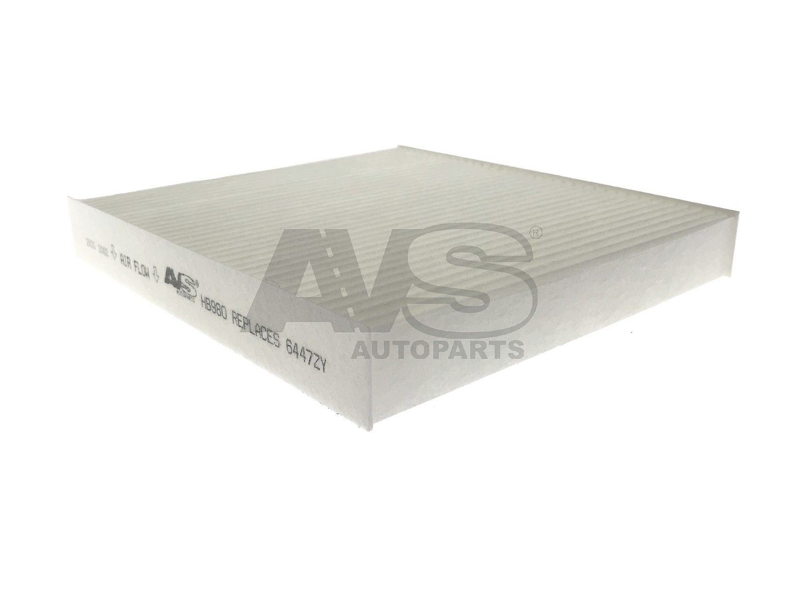 AVS AUTOPARTS Filter, salongiõhk HB980 HB980 Salongifilter MITSUBISHI GRANDIS AVS AUTOPARTS