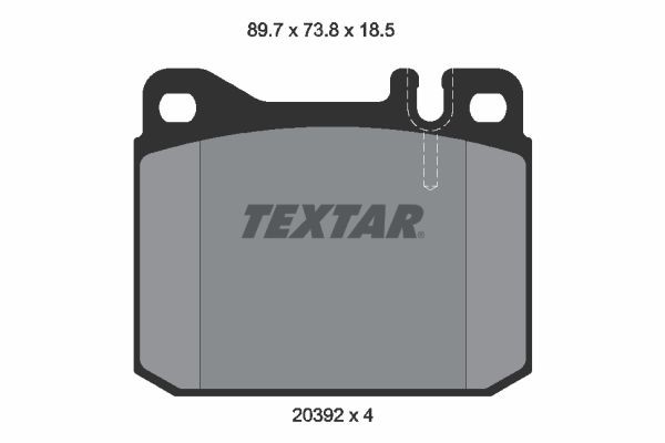 TEXTAR Piduriklotsid 2039213 TEXTAR 2039213 Klotsid VW LT 35 Bus hind
