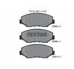 TEXTAR | Jogo de pastilhas para travão de disco 2386801 para HONDA CR-V II (RD) baratas online