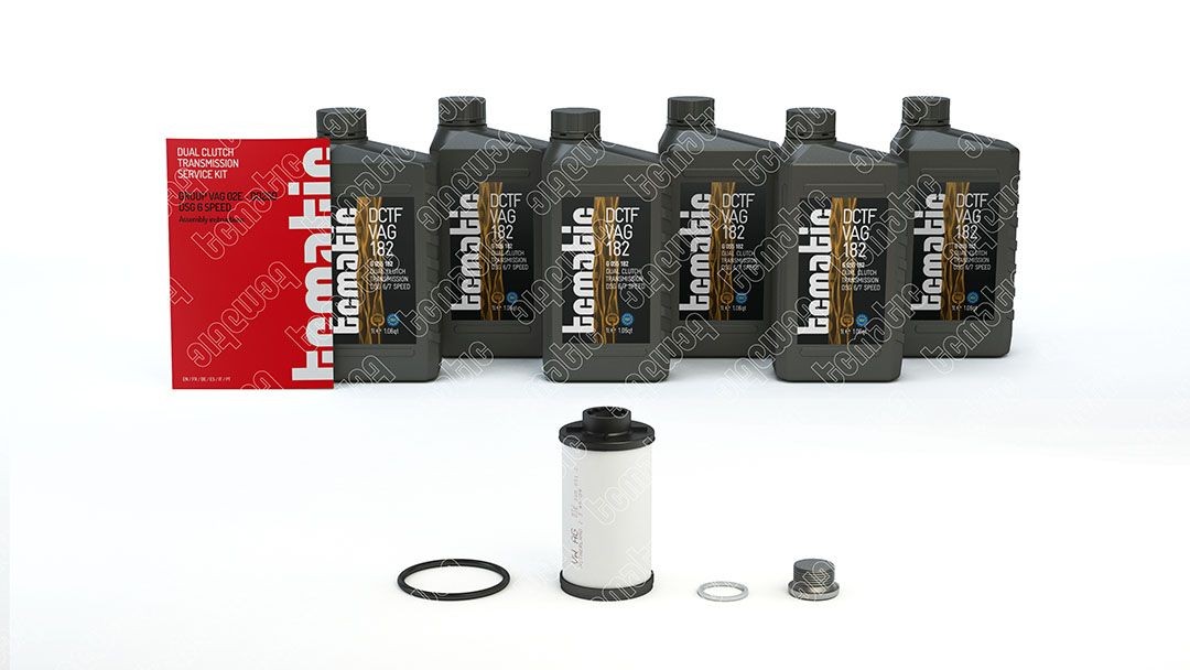 TCMATIC Kit tagliando cambio automatico 105.106.0005 TCMATIC 105.106.0005 Kit componenti, cambio olio-cambio automatico Volkswagen POLO originali