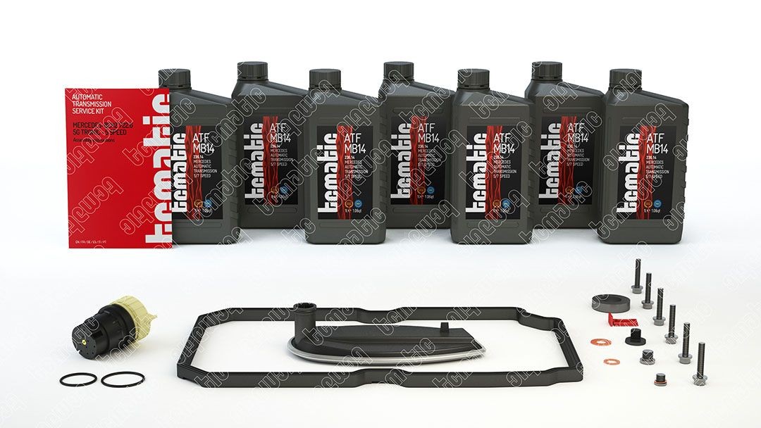 Kit de mudança de óleo de caixa automática TCMATIC 105.108.0004 TCMATIC 105.108.0004 Conjunto do filtro hidráulico caixa velocidades automática Mercedes-Benz Classe C 2001
