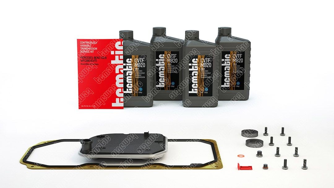 TCMATIC Sæt til olieskift automatgearkasse 105.108.0008 Automatfilter TCMATIC Mercedes-Benz B-klasse 105.108.0008