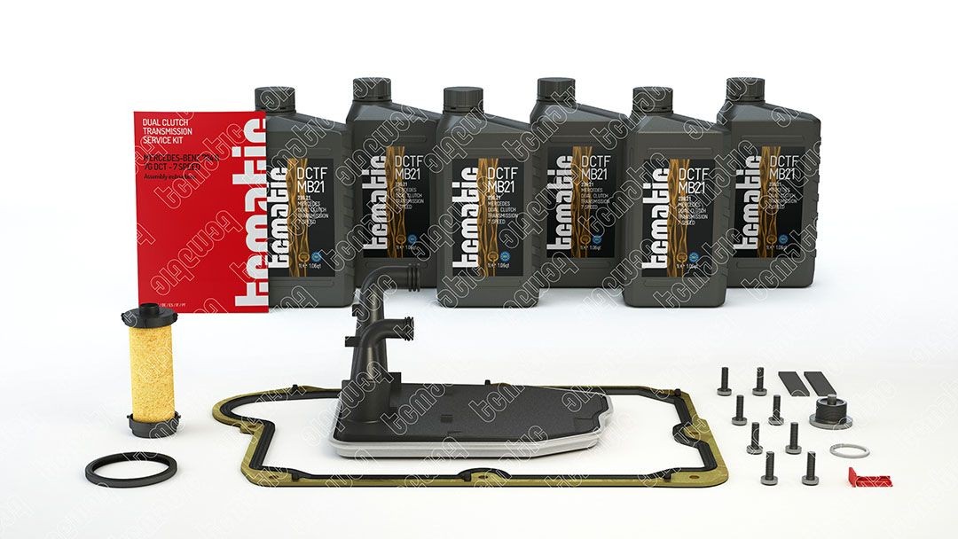 TCMATIC Sett til oljeskift, automatisk girkasse 105.108.0011 Automatfilter TCMATIC Mercedes-Benz GLA 105.108.0011