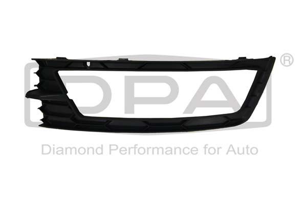 DPA Bumper grill 88071254302 DPA 88071254302 Bumper grill SKODA Rapid Spaceback (NH1) 1.4 TSI 122 hp 2013