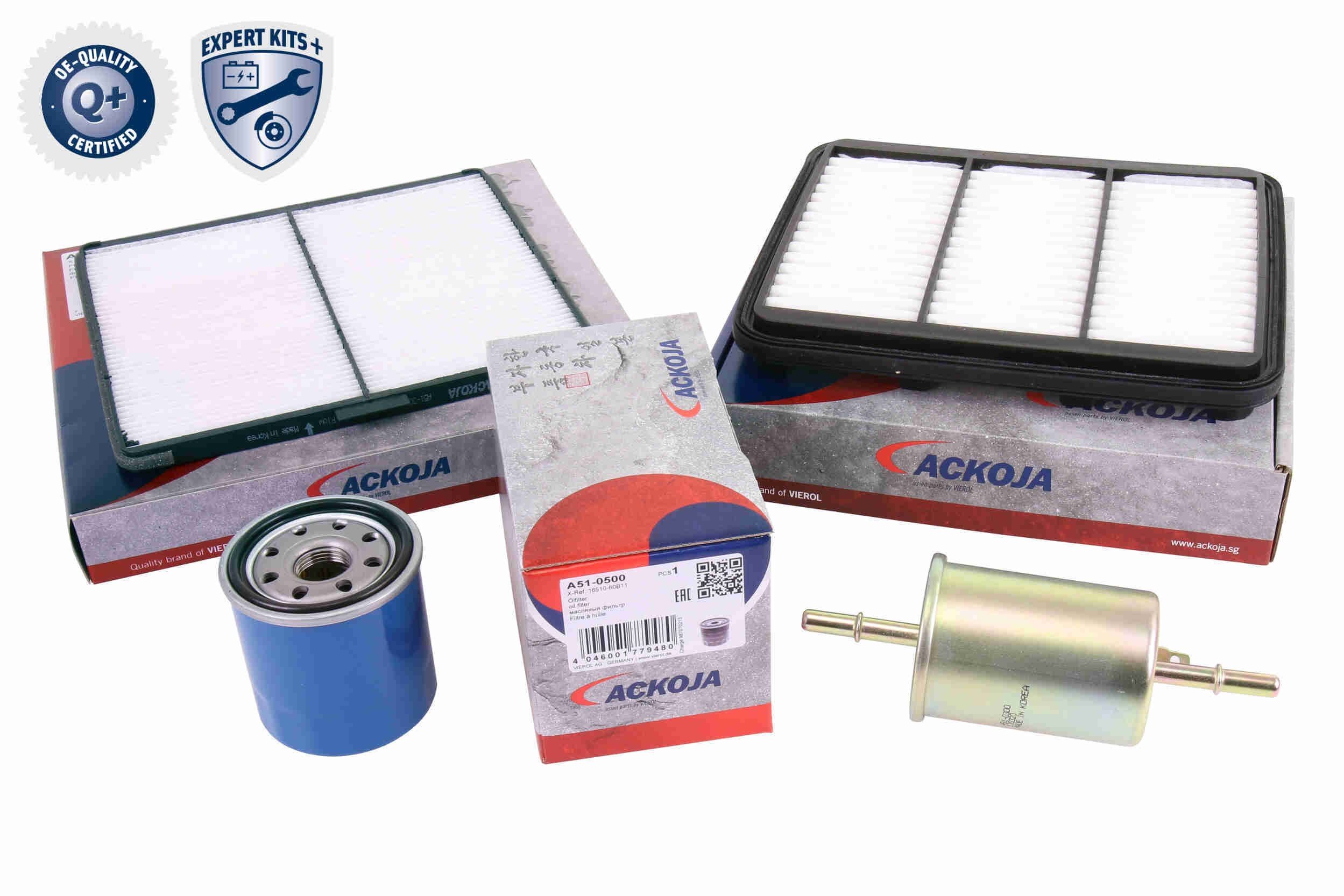 ACKOJA Filter-komplekt A51-2000 Filter-komplekt ACKOJA Mercedes-Benz VIANO A51-2000