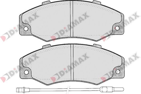 DIAMAX Brake pad set N09035 N09035 DIAMAX brake pads for RENAULT 9