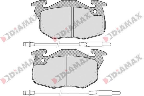 DIAMAX Bremseklosser N09073 Bremseklosser DIAMAX CITROËN N09073