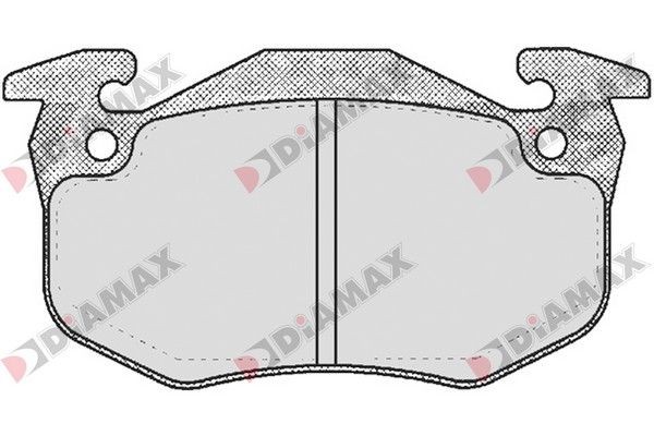 DIAMAX Brake pad set N09124 N09124 DIAMAX brake pads for RENAULT 9