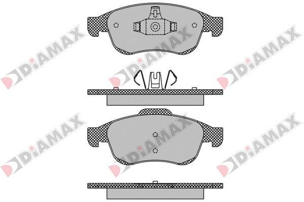 DIAMAX Brake pad set N09173 RENAULT 9 DIAMAX brake pads N09173