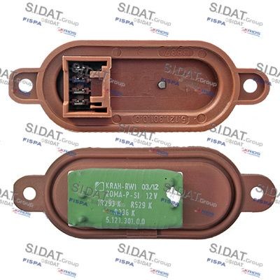 KRIOS Gebläsewiderstand 10.9003 Heizungswiderstand KRIOS Peugeot 407 10.9003
