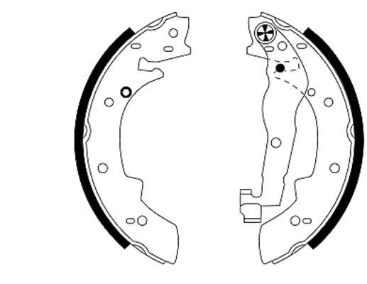 TEXTAR Bremsesko sett 91030400 TEXTAR 91030400 Bremsesko BMW E30 Cabrio billige