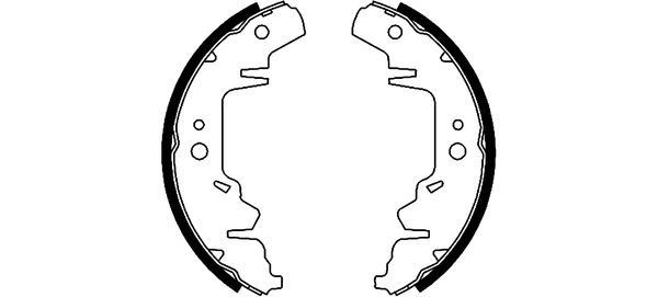 TEXTAR Brake Shoe Set 91056000 TEXTAR 91056000 genuine Caravan III MPV (NS) brake shoes price