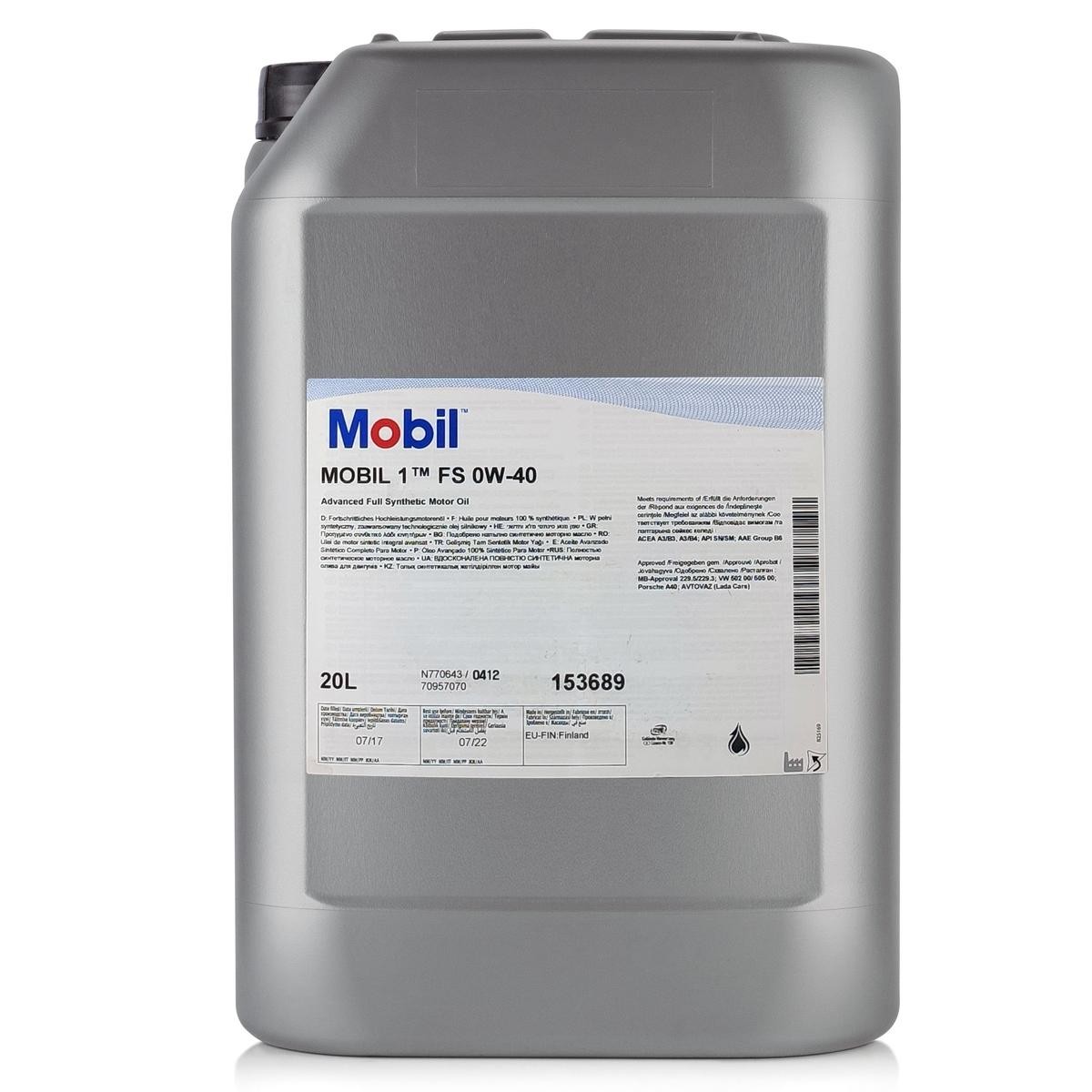 MOBIL Motorolje 153689 MOBIL 153689 bildeler UAZ 3160 1994 til en fordelagtig pris
