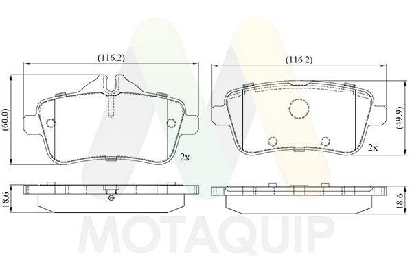 MOTAQUIP Kit pastiglie freni LVXL1933 LVXL1933 Pastiglie dei freni MOTAQUIP MERCEDES-BENZ Classe A costo