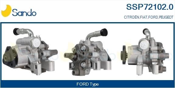 SANDO Bomba de direção SSP72102.0 SSP72102.0 Bomba de direção hidráulica SANDO PEUGEOT 308