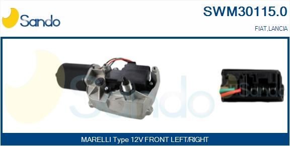 Viskermotor SANDO SWM30115.0 SANDO SWM30115.0: Vinduesvisker motor Fiat UNO 2010