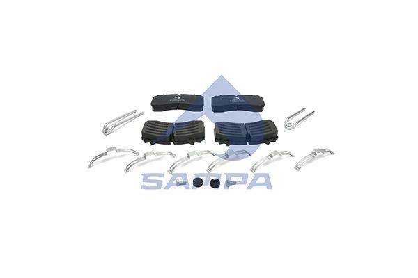 SAMPA Brake pad set 096.615 096.615 SAMPA TOYOTA disc brake pads