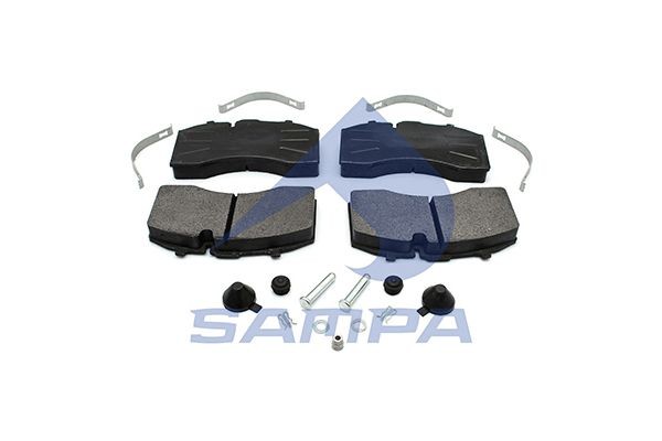 SAMPA Brake pad set 096.971 096.971 SAMPA disc pads TOYOTA