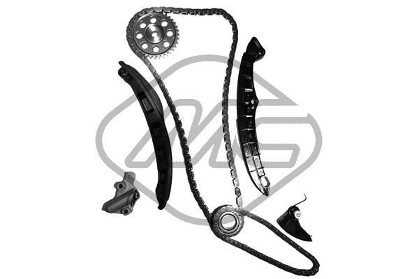 Metalcaucho Sadales vārpstas piedziņas ķēdes komplekts 06190 06190 Sadales vārpstas piedziņas ķēdes komplekts AUDI Q3 Metalcaucho