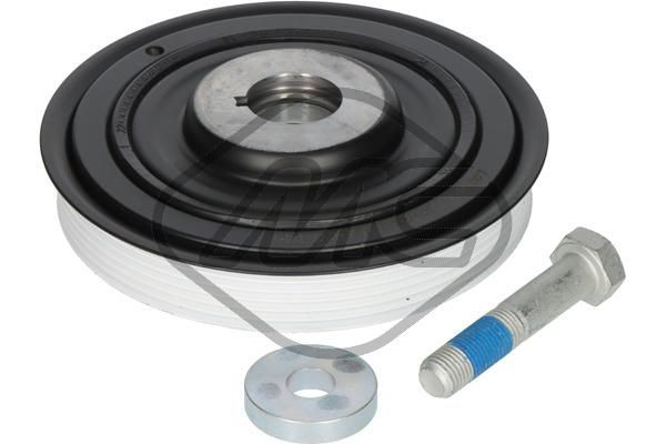 Metalcaucho Siksnas skriemeļa komplekts, Kloķvārpsta 16000 Piedziņas skriemelis kloķvārpsta Mazda DL, DJ 16000 Metalcaucho