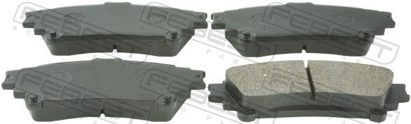 FEBEST Bromsbelägg 0101-GGL15R 0101-GGL15R FEBEST belägg TOYOTA C-HR