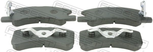FEBEST Bromsbelägg 0401-A05AF 0401-A05AF FEBEST bromsbeläggsats TOYOTA C-HR