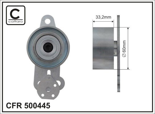 CAFFARO Tendicinghia, Cinghia dentata 500445 500445 costo Tendicinghia, cinghia dentata CAFFARO KIA CERATO