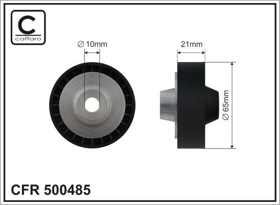 CAFFARO Styrrulle, drivrem 500485 Indigo Marina Löprulle CAFFARO 500485