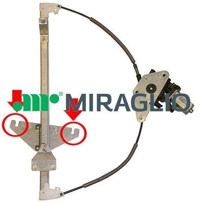 Mechanizmus zdvíhania okna MIRAGLIO 30/7151 MIRAGLIO 30/7151: Mechanizmus zdvíhania okná Jeep CHEROKEE 2020