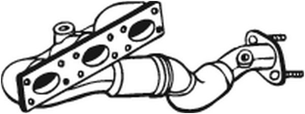 Katalysaattori BOSAL 090-068 BOSAL 090-068 BMW 7-sarja 2002 Katalysaattori