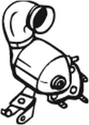 Catalytic converter BOSAL 090-113 BOSAL 090-113 2011 FIAT CROMA catalytic converter replacement