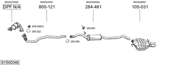 BOSAL Katalysator 099-322 099-322 Katalysator BOSAL FIAT BRAVO