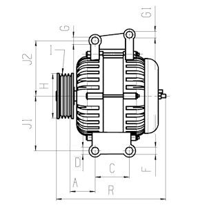 HC-Cargo Dynamo 116242 Dynamo HC-Cargo Peugeot 806 116242
