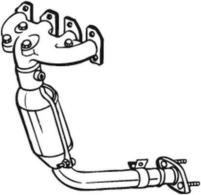 BOSAL Katalysator 099-716 Katalysator BOSAL 1500-2300 099-716 goedkoop