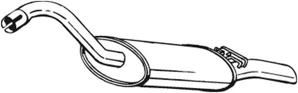 BOSAL Bakre eksospotte 105-017 BOSAL 105-017 Bakre eksospotte Chevy EPICA billige