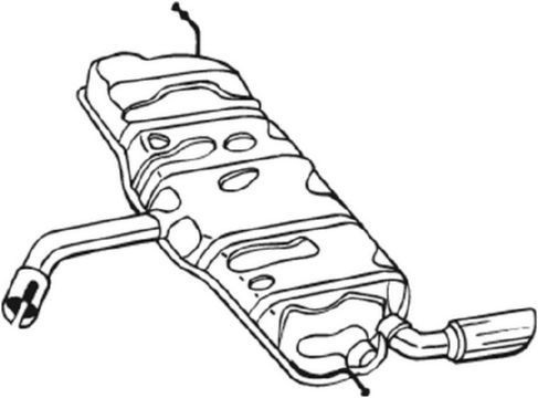 BOSAL Endschalldämpfer 105-503 105-503 BOSAL Endtopf VW CRAFTER sport und universal kaufen