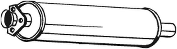 BOSAL Fremre eksospotte 105-901 BOSAL 105-901 Forreste lyddemper Audi A1 Sportback 8x originale pris