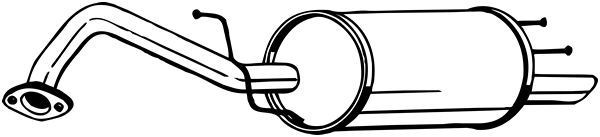 BOSAL Silencieux arrière 141-009 Chevrolet CRUZE Pot silencieux BOSAL 141-009