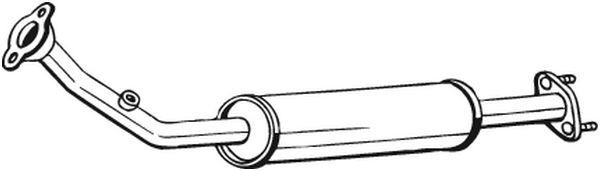 BOSAL Esimene summuti 142-101 BOSAL 142-101 Esimene summuti DAIHATSU hind
