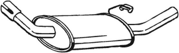 BOSAL Bakre eksospotte 154-801 BOSAL 154-801 Bakre eksospotte Ford Escort GAF til en fordelagtig pris
