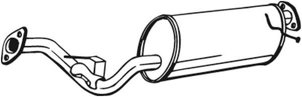 BOSAL Keskiäänenvaimentaja 171-325 171-325 BOSAL Pakoputki äänenvaimennin keski MAZDA BT-50