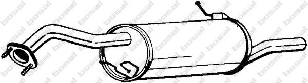 Marmitta BOSAL 171-327 BOSAL 171-327 costo Marmitta posteriore Mazda 323 2004