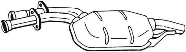 Midtre lydpotte BOSAL 175-005 BOSAL 175-005 Midtre lyddemper Mercedes-Benz E-Klasse 2011