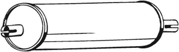 BOSAL Marmitta centrale 176-421 176-421 BOSAL Scarico centrale KIA prezzo