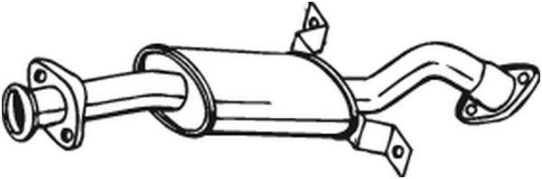 BOSAL Vorschalldämpfer 177-255 177-255 BOSAL Vorschalldämpfer Mitsubishi Lancer 7 Kosten