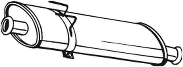 Middle silencer BOSAL 200-825 BOSAL 200-825 Middle silencer Renault MASTER 2014