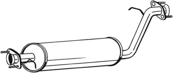 BOSAL Midtre lydpotte 211-383 BOSAL 211-383 Midtre lyddemper Renault 15 billige
