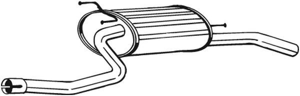 Marmitta BOSAL 219-137 BOSAL 219-137 Scarico SUZUKI BALENO 2002