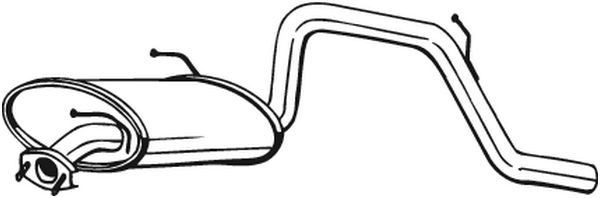 Takaäänenvaimentaja BOSAL 219-381 BOSAL 219-381 SUZUKI WAGON R+ 2023 Takavaimennin