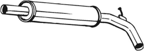 BOSAL Panela de escape central 227-461 BOSAL 227-461 Panela de escape central VW Polo Classic 6kv preço